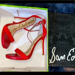 COPY - SAM EDELMAN RED STILETTO
